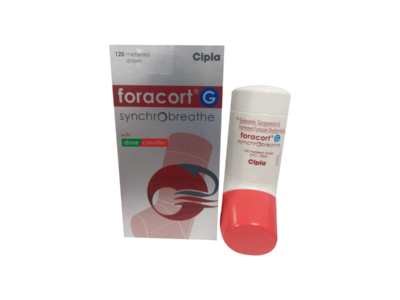 Foracort G Synchrobreathe CFC Free Inhaler pack front view
