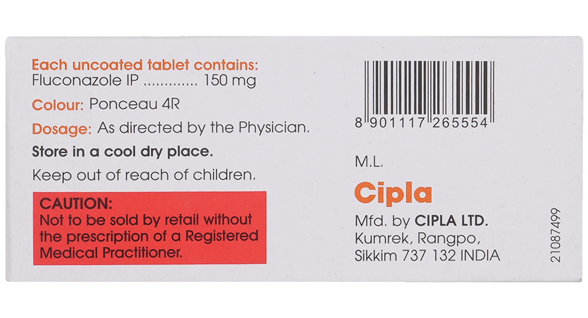 Forcan 150mg Tablet