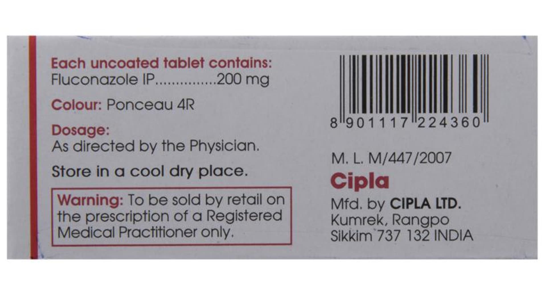 Forcan 200mg Tablet