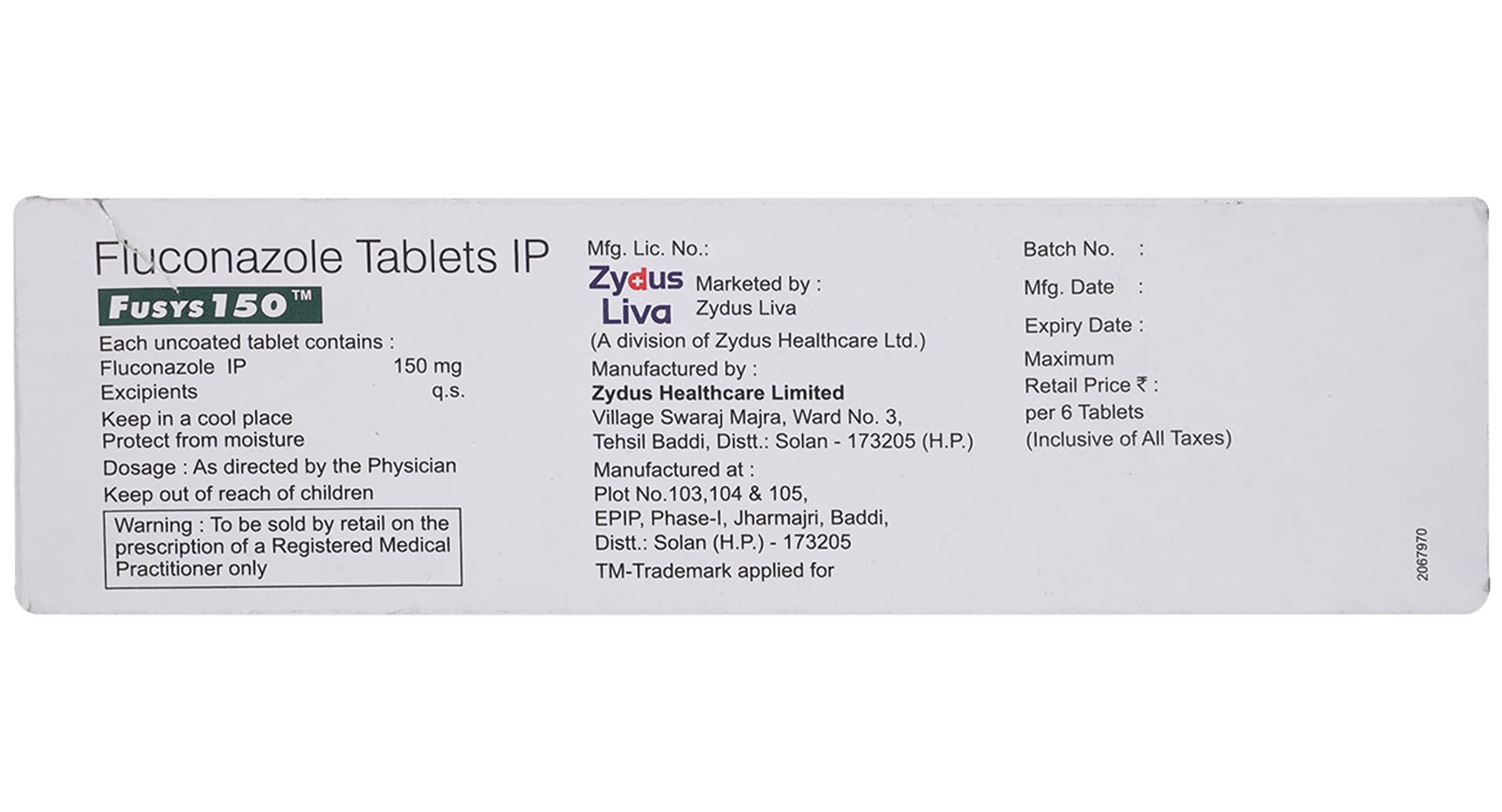 Fusys 150mg Tablet