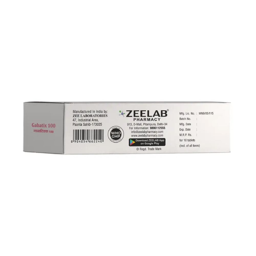 Gabatix 100mg Tablet