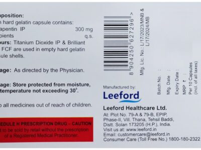 Gabipenta 300mg Capsule Gabapentin