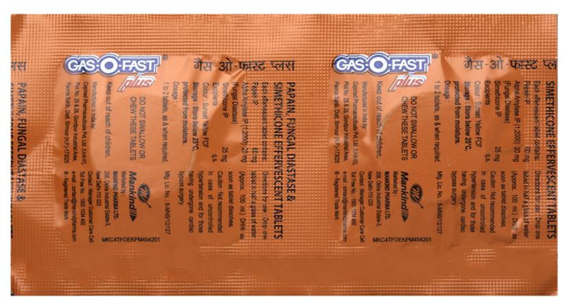 Gas-O-Fast Plus Tablet