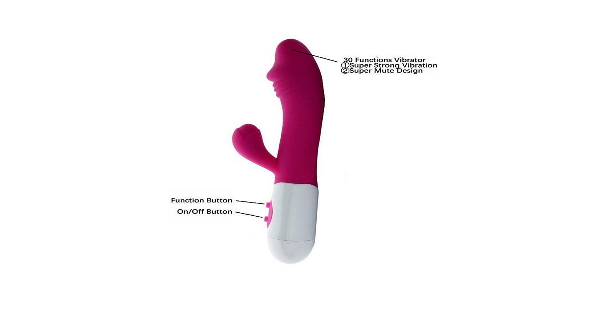 Gizmoswala Flexible G Spot Vibrator Massager Pink