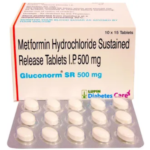 Gluconorm SR 500mg Tablet