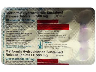 Gluconorm SR 500mg Tablet