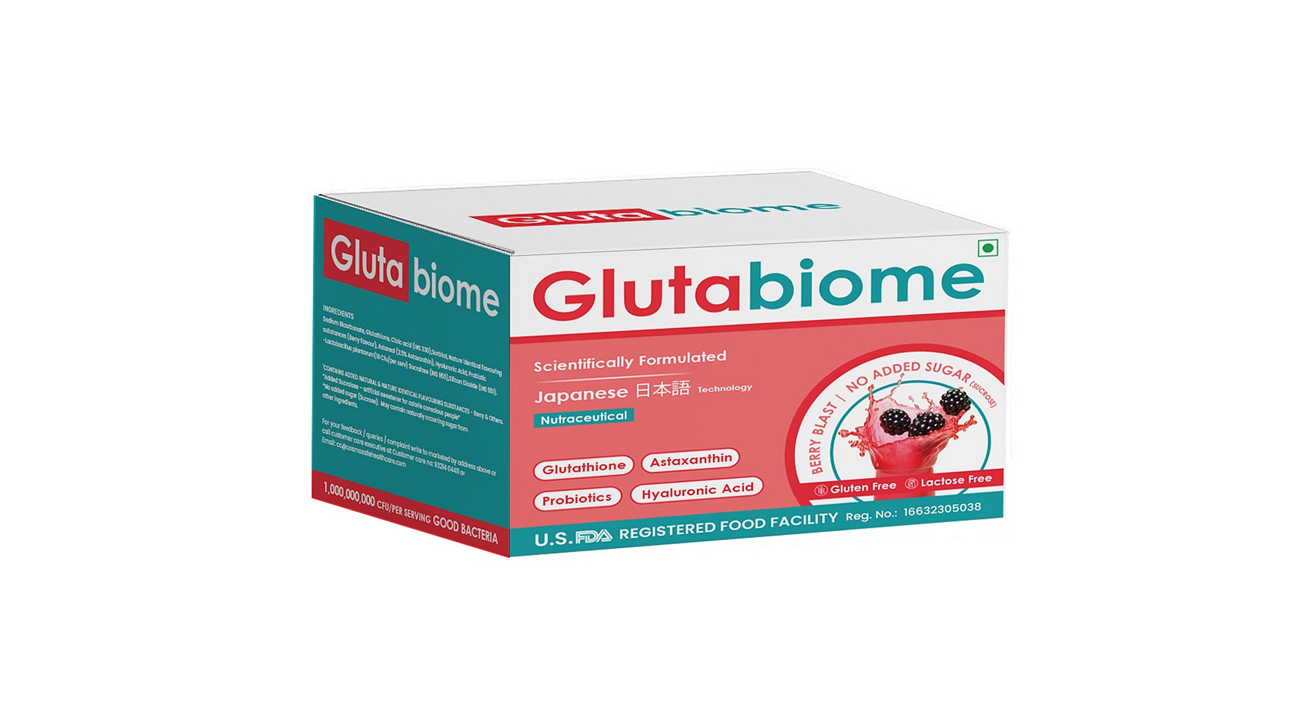 Glutabiome Glutathione Sachets