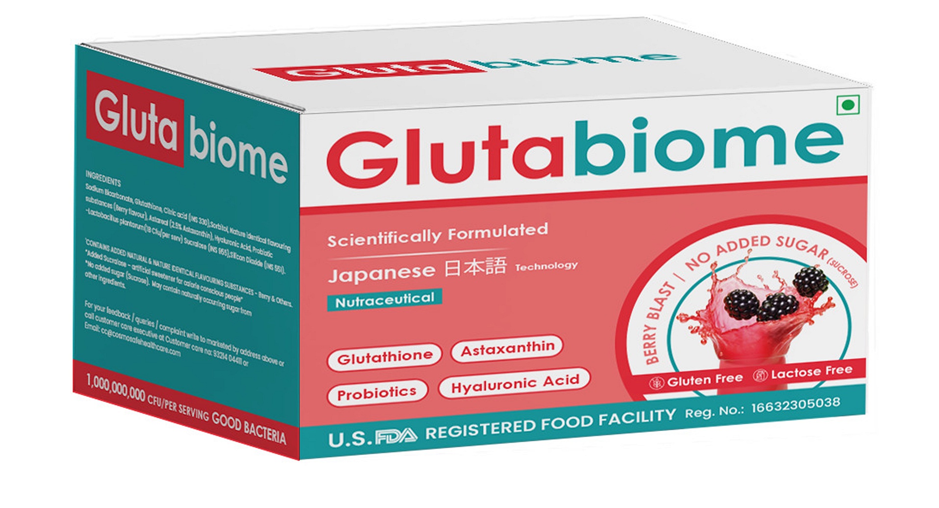 Glutabiome Glutathione Sachets