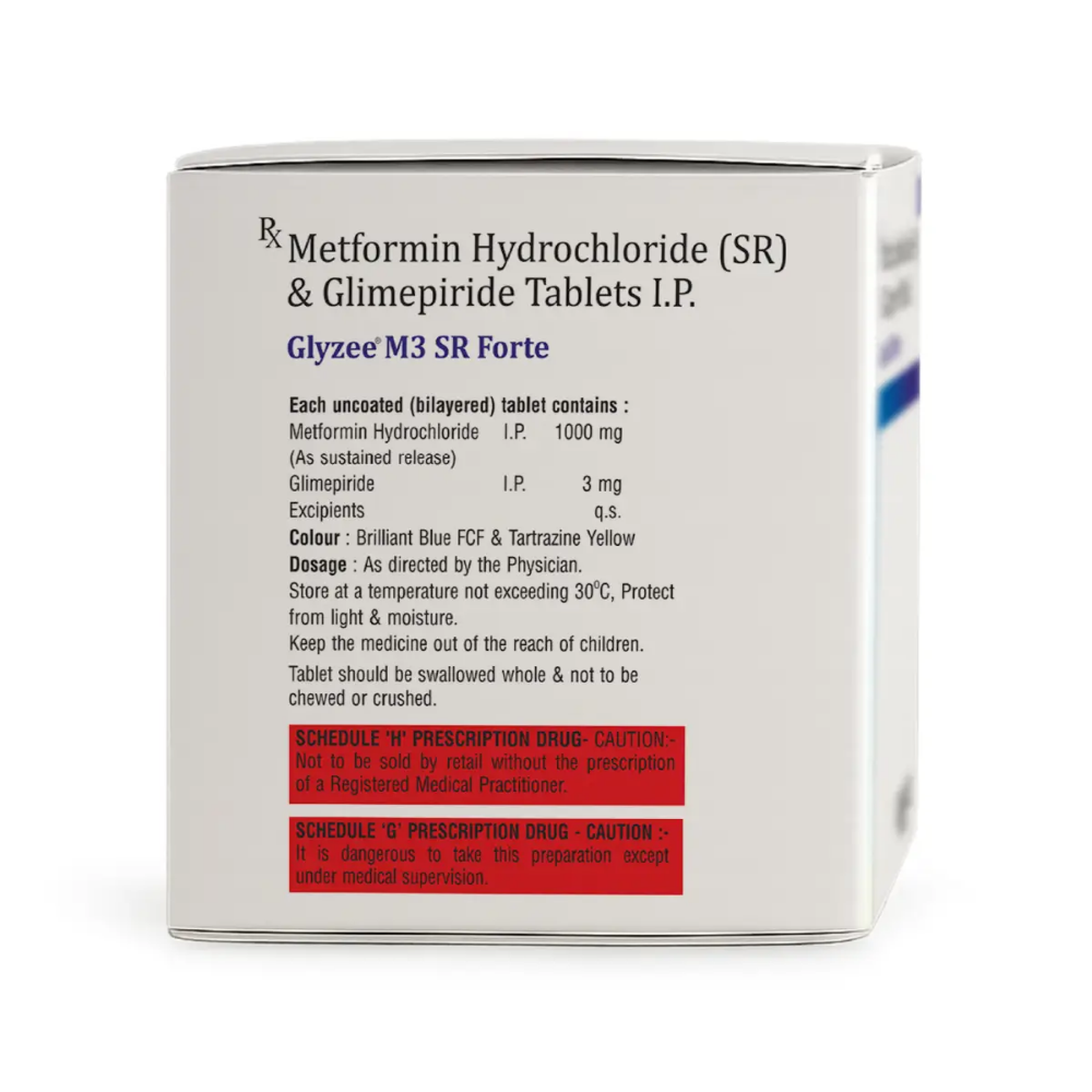 Glyzee M3 SR Forte Tablet