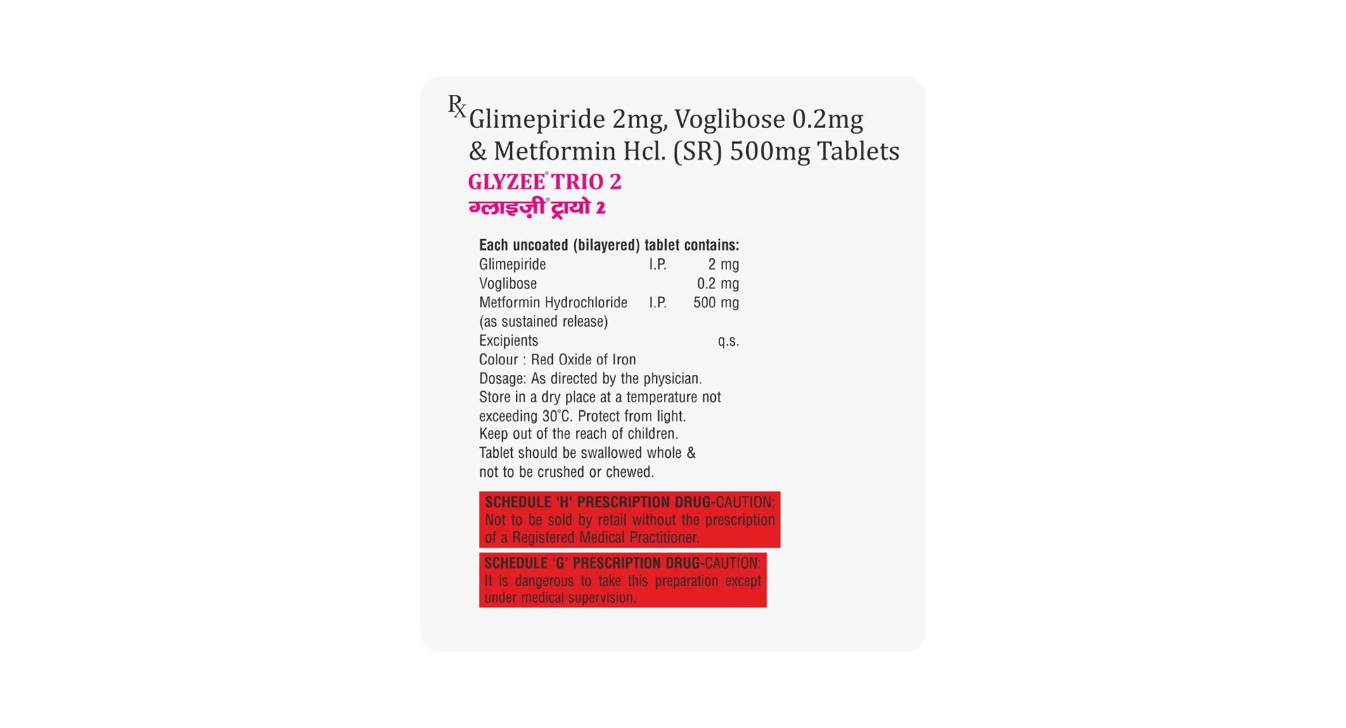 Glyzee Trio 2 Tablet