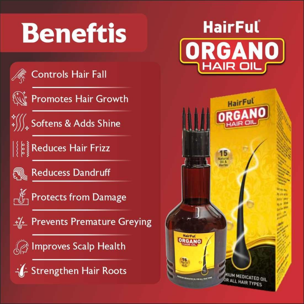 HairFul Organo Hair Oil for Hair Growth