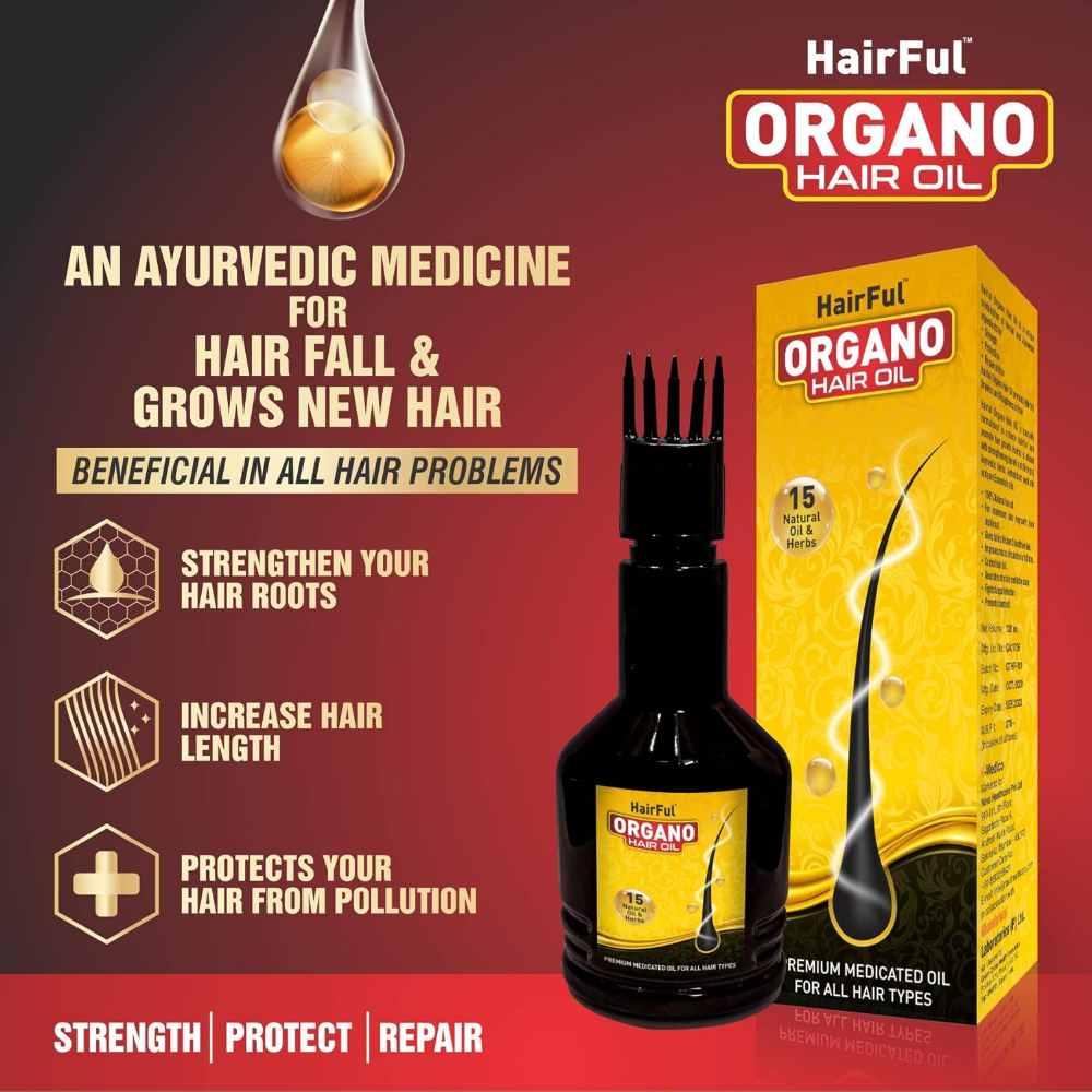 HairFul Organo Hair Oil for Hair Growth