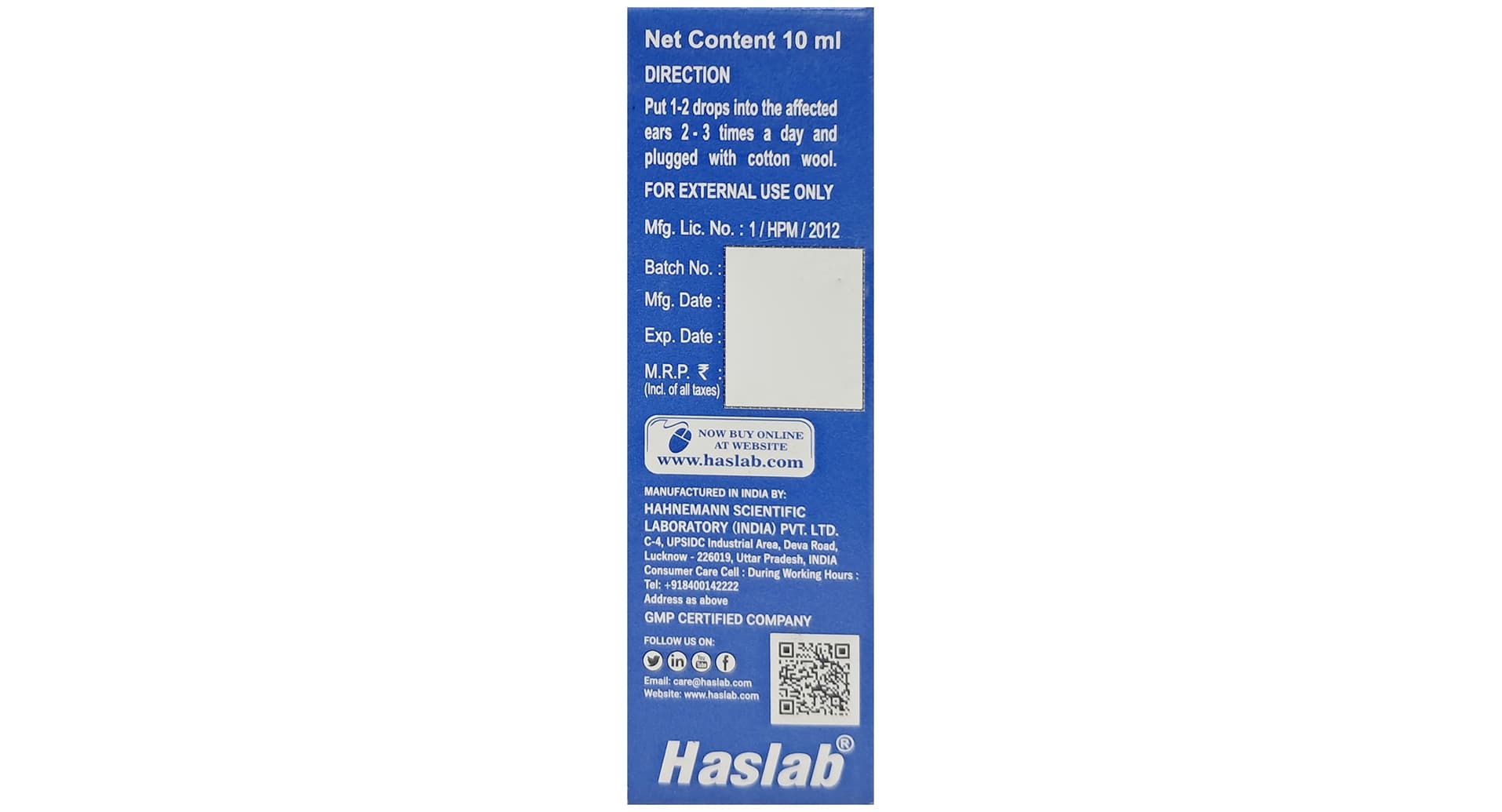Haslab Mullein Ear Drop - Image 3