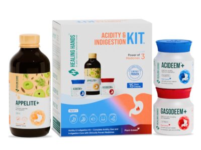 Healing Hands Acidity and Indigestion Kit pack front view