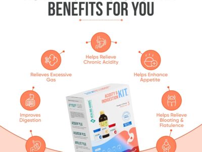 Healing Hands Acidity and Indigestion Kit pack side view