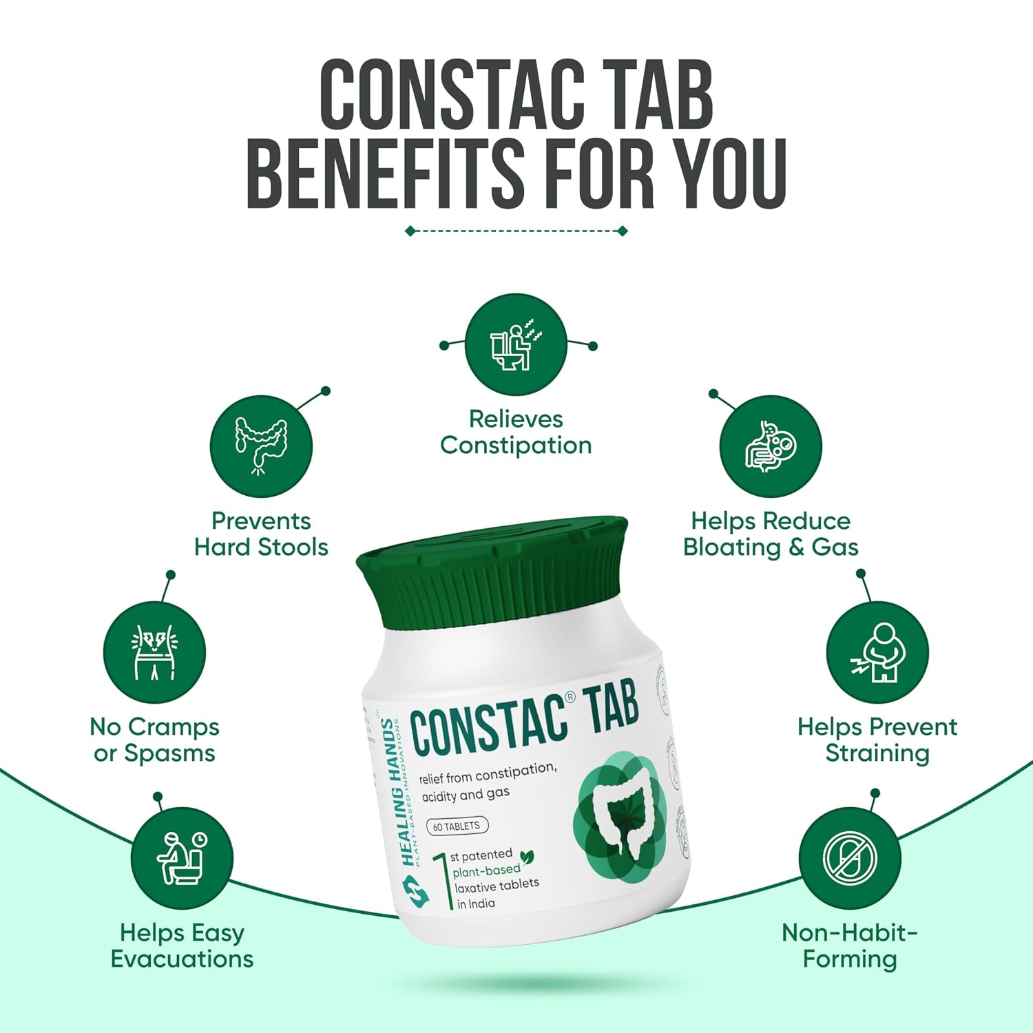 Healing Hands ConstacTab Tablets strip blister view