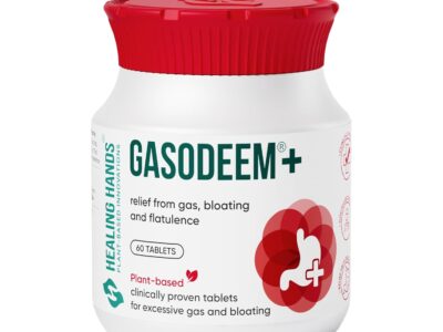 Healing Hands Gasodeem Plus Tablets pack front view