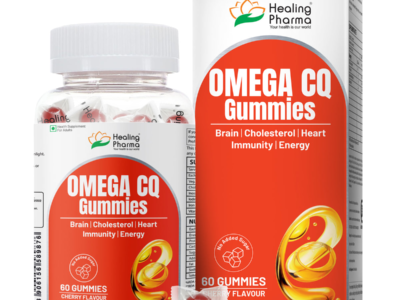 Healing Pharma Omega CQ Gummies pack front view