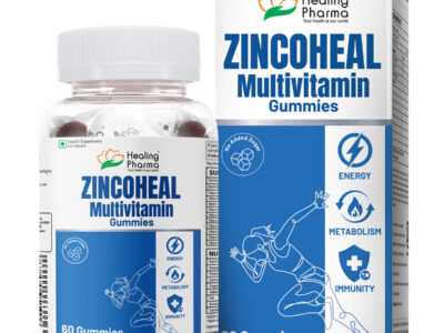 Healing Pharma Zincoheal Multivitamin Gummies pack front view