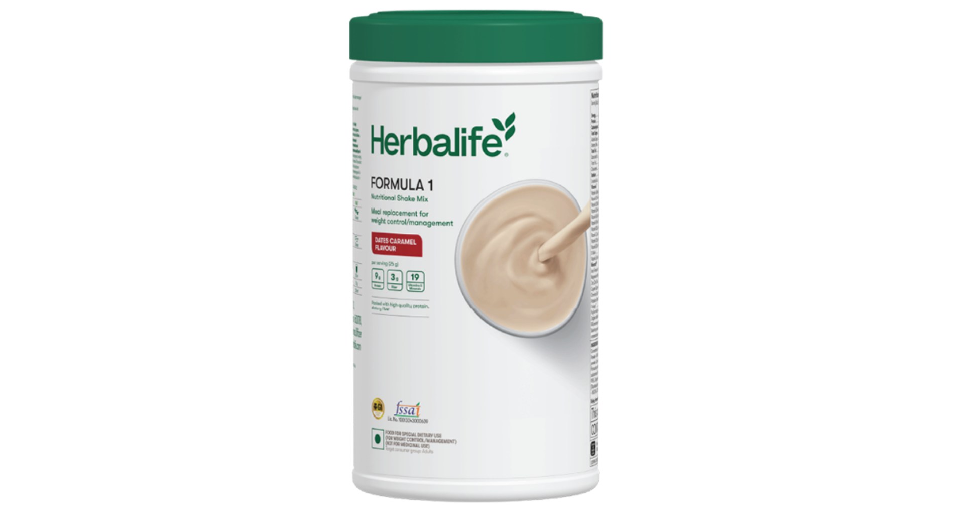 Herbalife Formula 1 Nutritional Shake Mix Dates Caramel