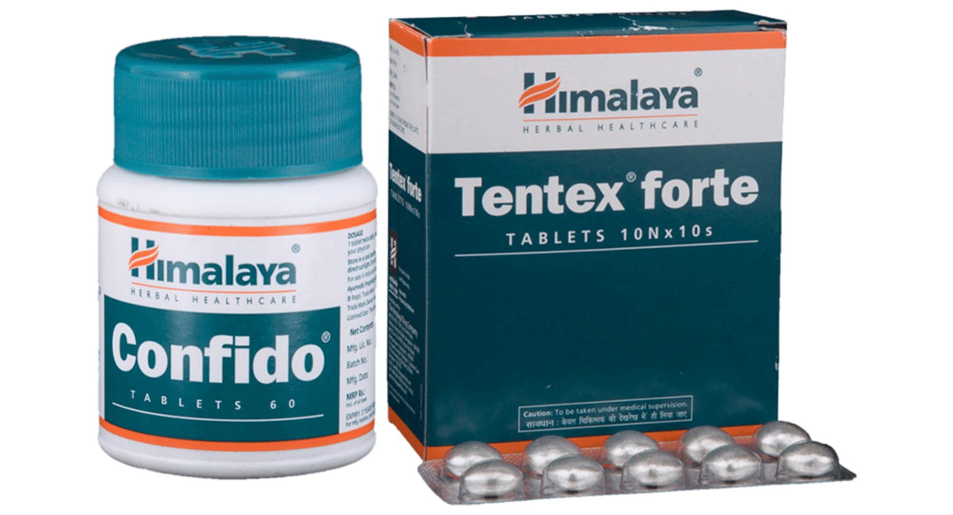 Himalaya Combo Pack of Confido Tablet and Tentex Forte Tablet