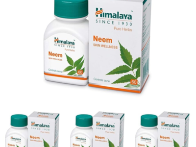 Himalaya Neem Tablet pack side view