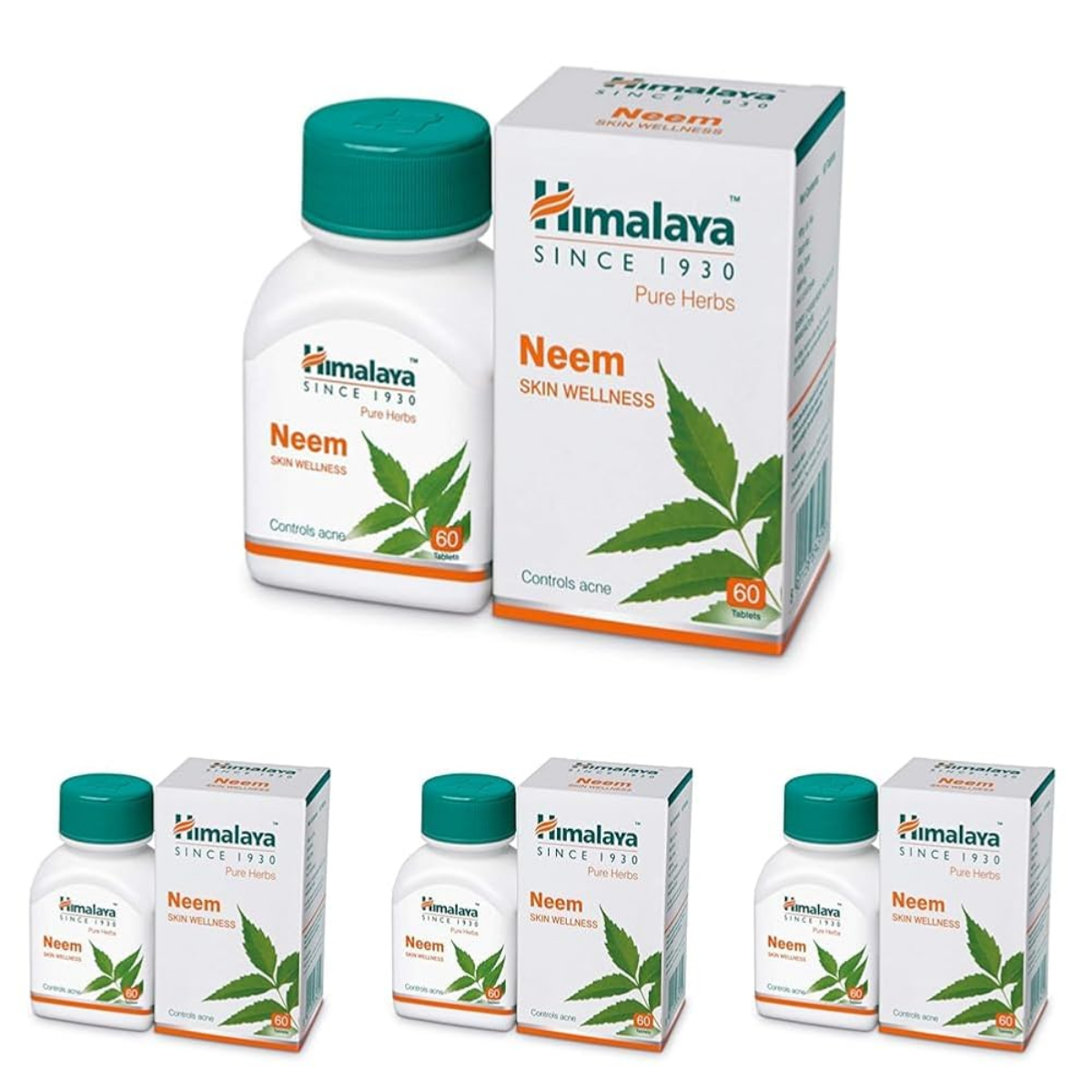 Himalaya Neem Tablet pack side view