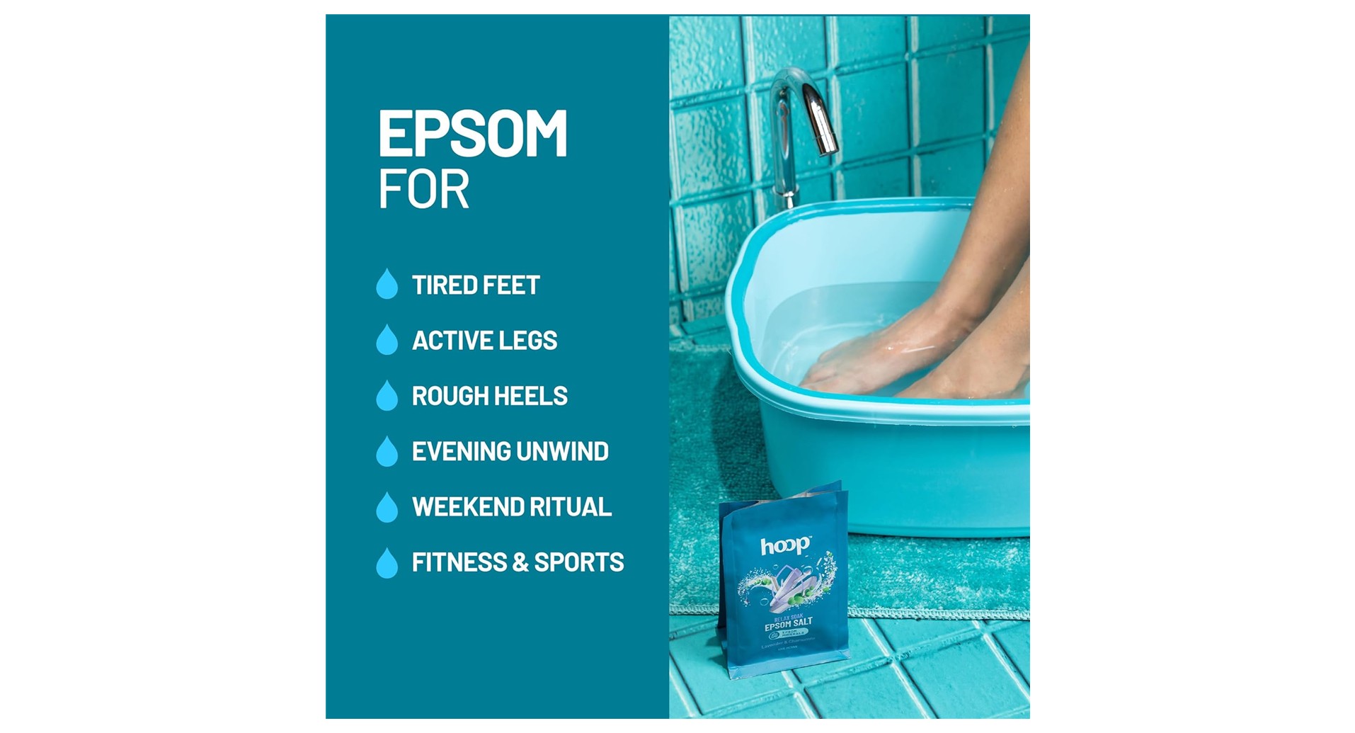 hoop Epsom Salt Lavender and Chamomile