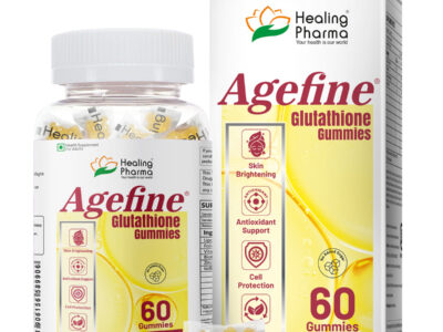 Healing Pharma Agefine Glutathione Gummies pack front view