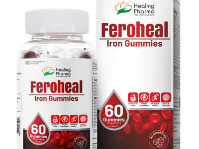 Healing Pharma Feroheal Iron Gummies pack front view
