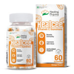 Healing Pharma Healcee Vitamin C and Zinc Gummies pack front view