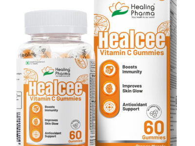 Healing Pharma Healcee Vitamin C and Zinc Gummies pack front view