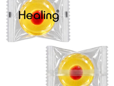 Healing Pharma Vitamin D3 and B12 Center-Filled Gummies pack side view