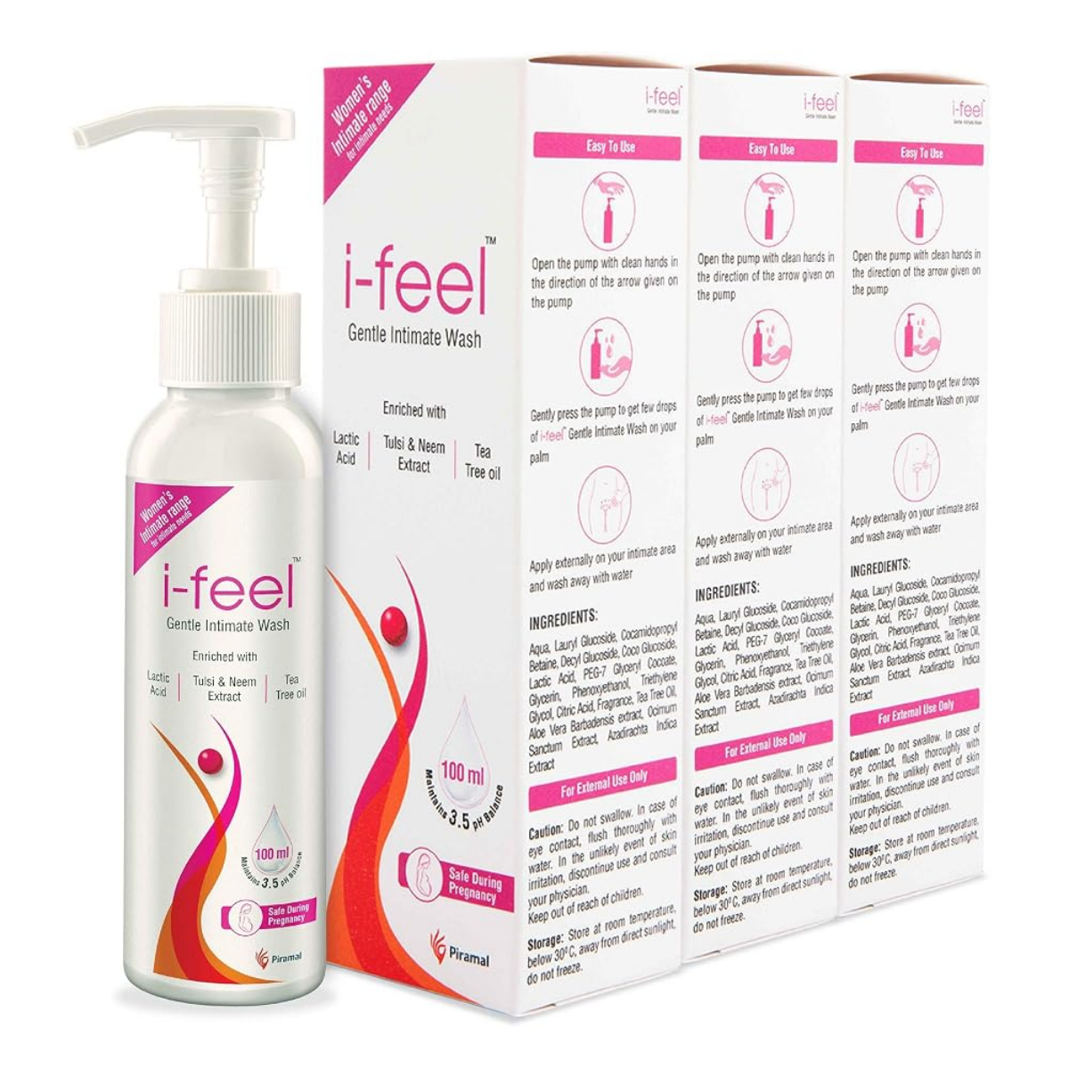 i-feel Gentle Intimate Wash for Women strip blister view