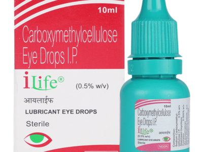 Ilife 0.5% Eye Drop 10 ml pack close-up
