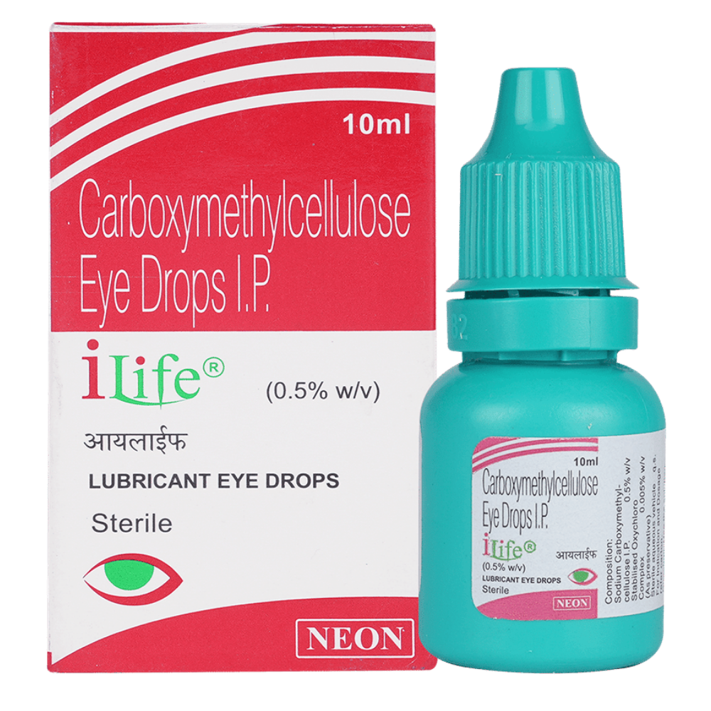 Ilife 0.5% Eye Drop 10 ml pack close-up