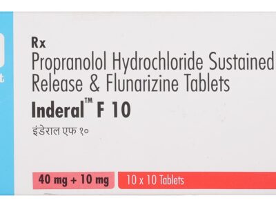 Inderal F 40mg/10mg Tablet SR