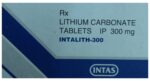 Intalith 300mg Tablet pack front view