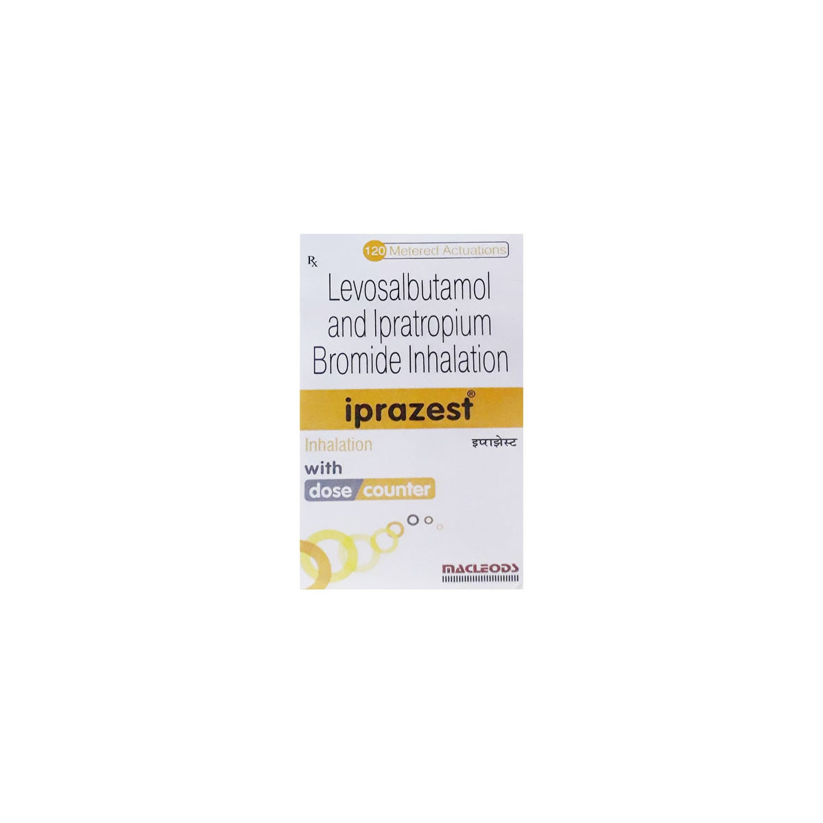 Iprazest Inhaler pack side view