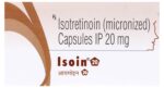 Isoin 20mg Capsule pack front view