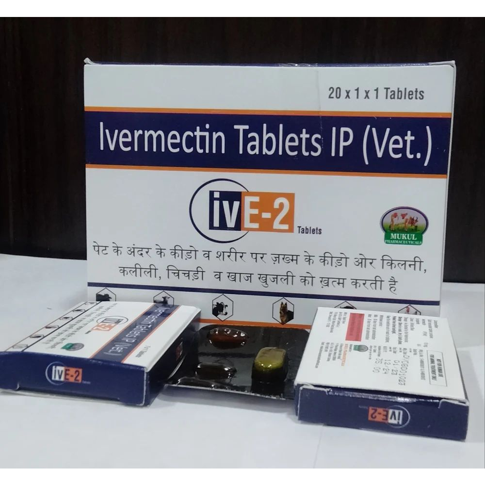 IVE-2 Ivermectin 10mg Veterinary Tablet