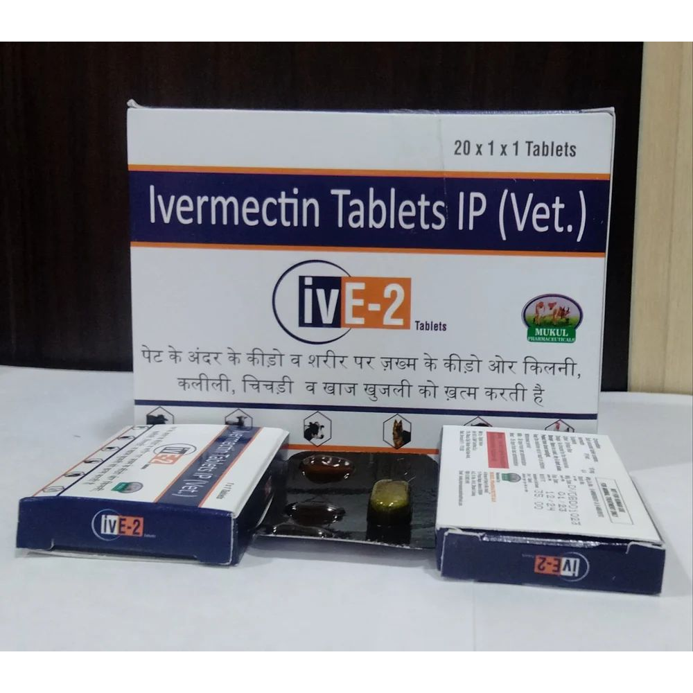 IVE-2 Ivermectin 10mg Veterinary Tablet