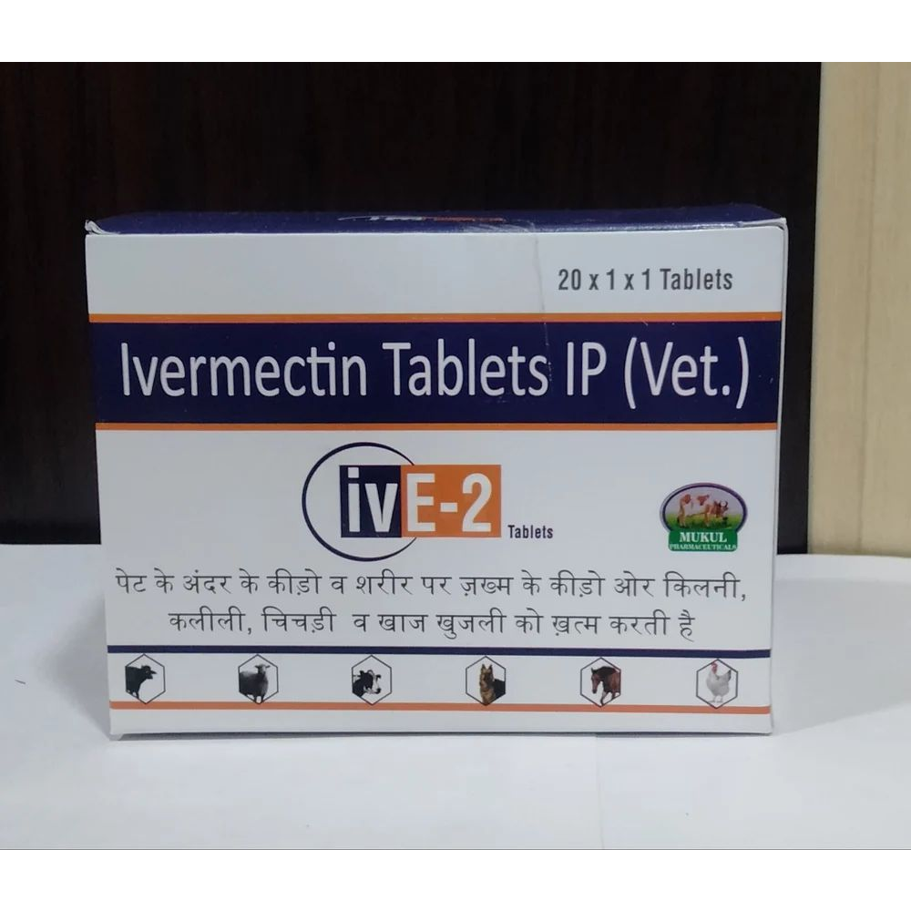 IVE-2 Ivermectin 10mg Veterinary Tablet