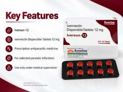 Iversun 12mg Tablet DT key features