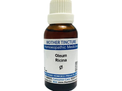 Jhactions Oleum Ricina Q Mother Tincture Pack of 2 pack side view