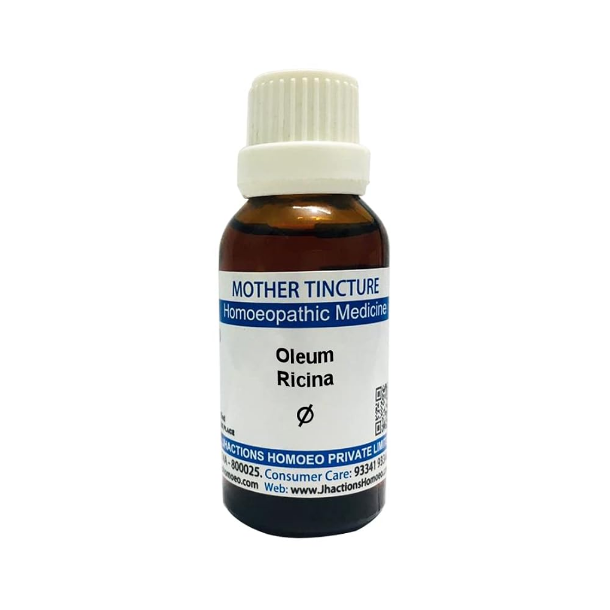 Jhactions Oleum Ricina Q Mother Tincture Pack of 2 pack side view