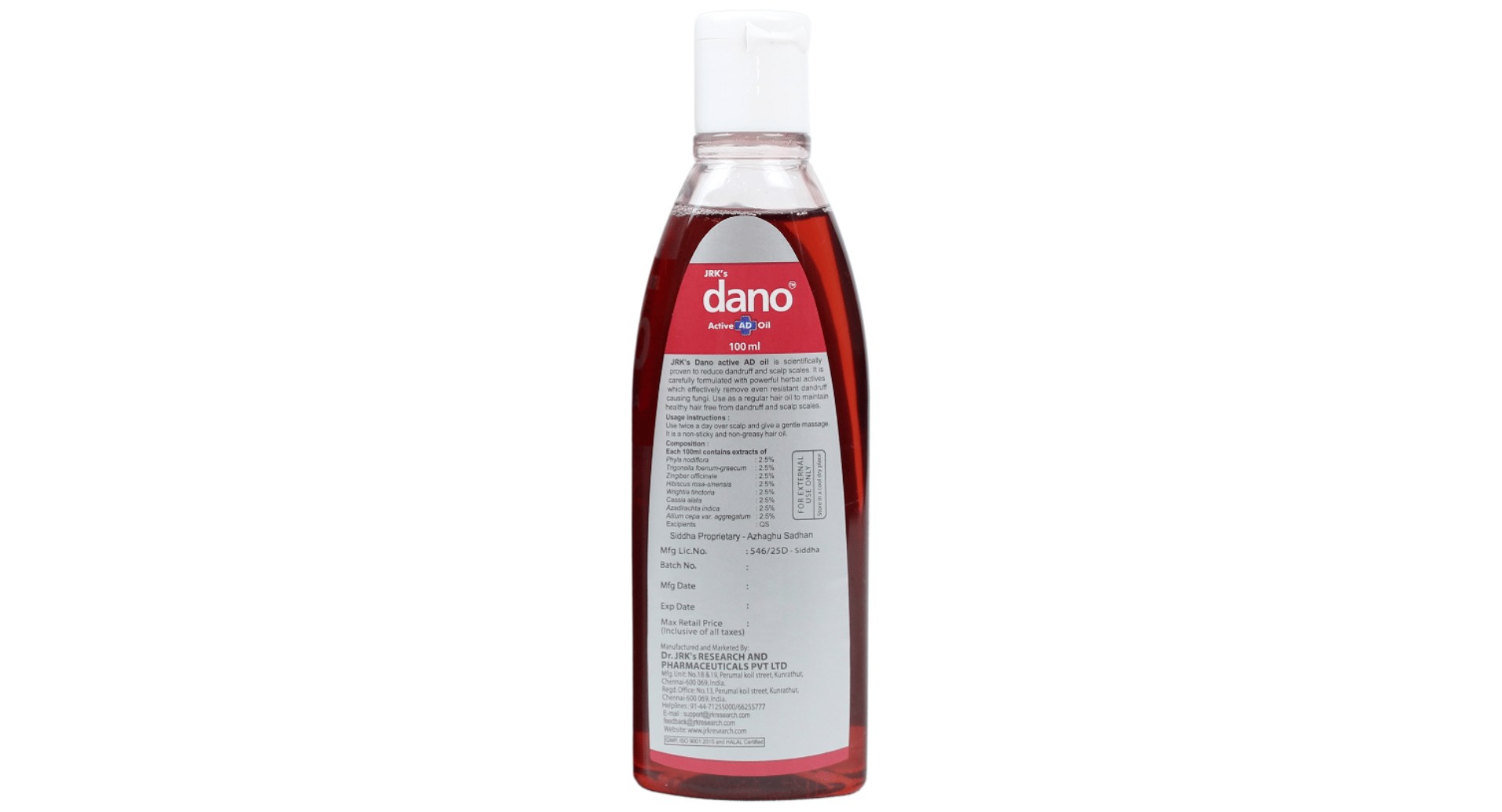 JRK's Dano Active AD Oil