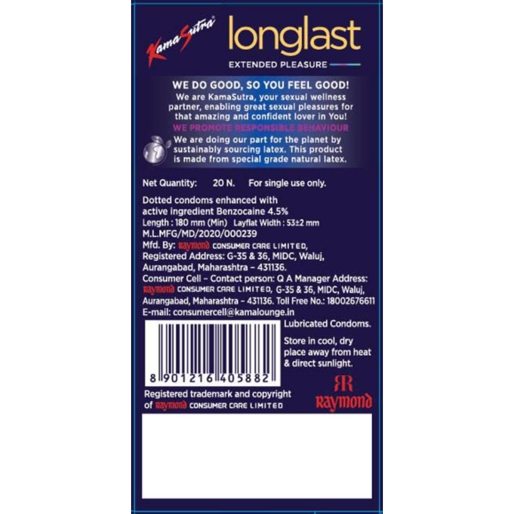 KamaSutra LongLast Condom for Men view 6