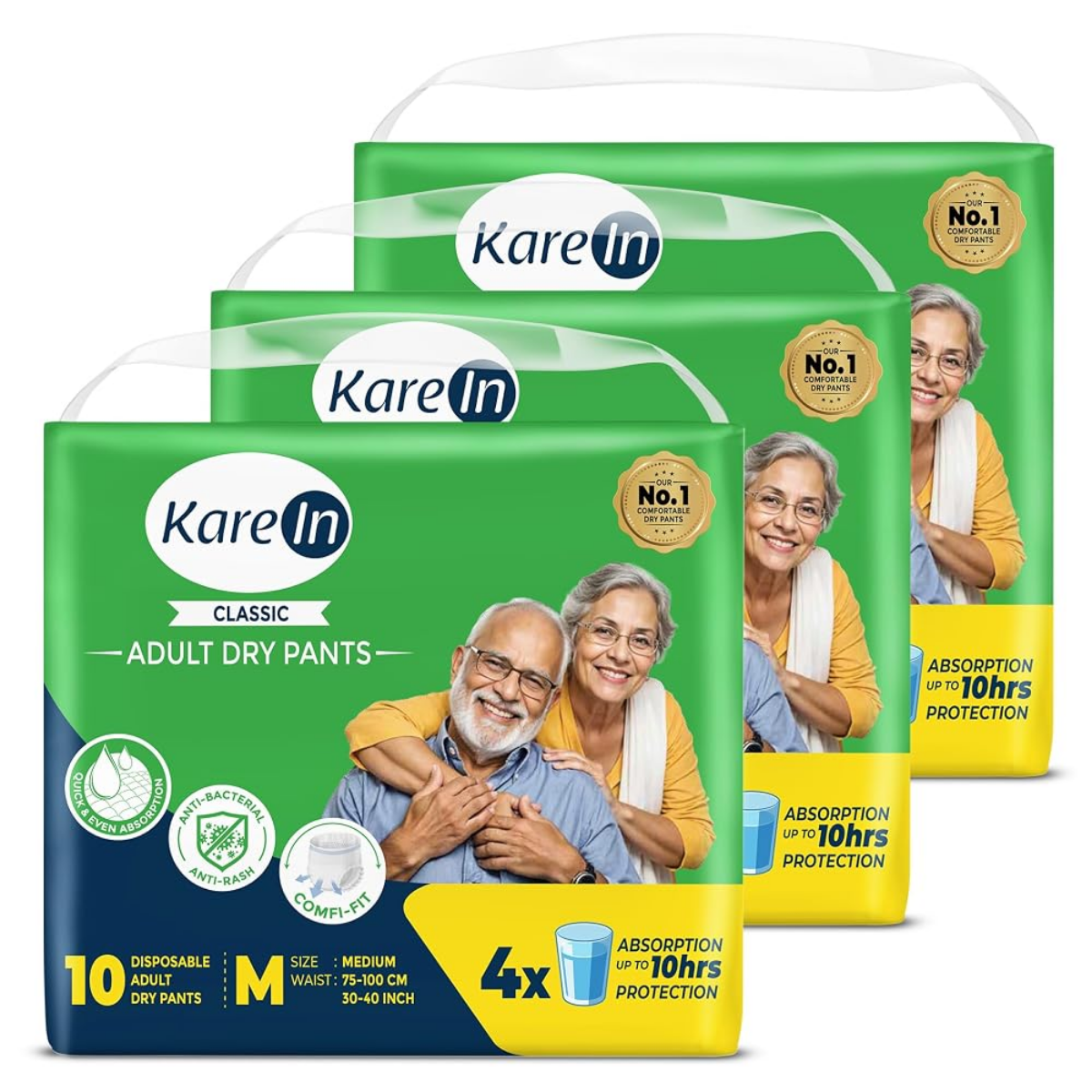 Karein Classic Adult Diaper Pant pack side view