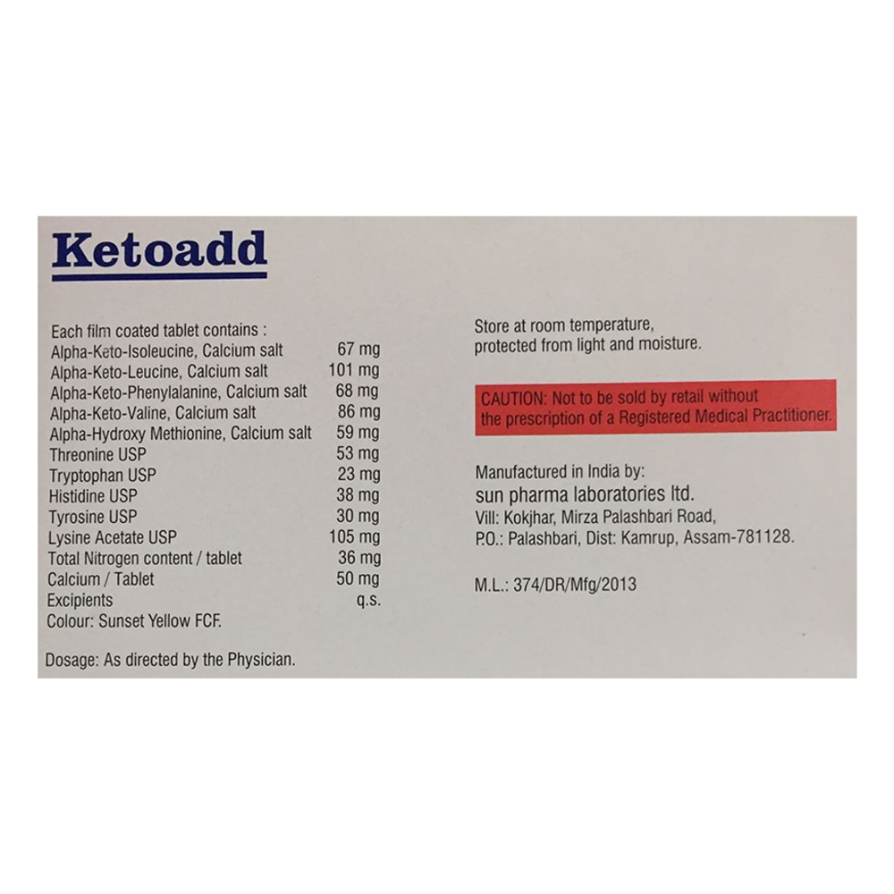 Ketoadd Tablet